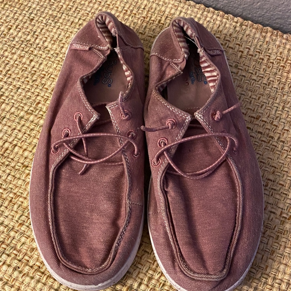 Skechers BOBS Pink Canvas Shoes